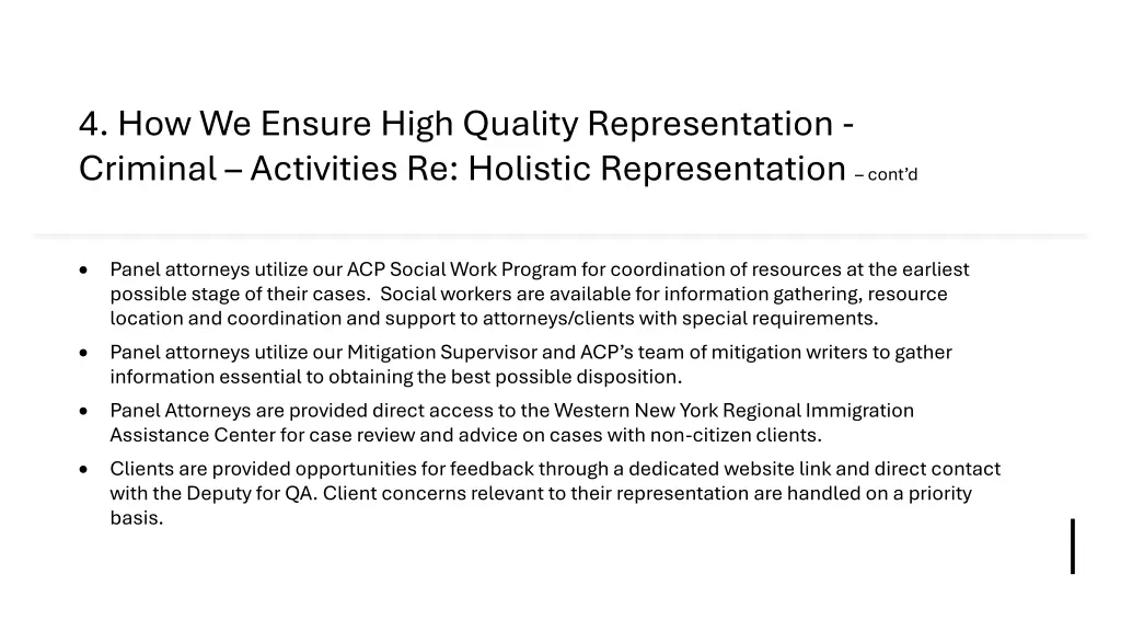 4 how we ensure high quality representation 13
