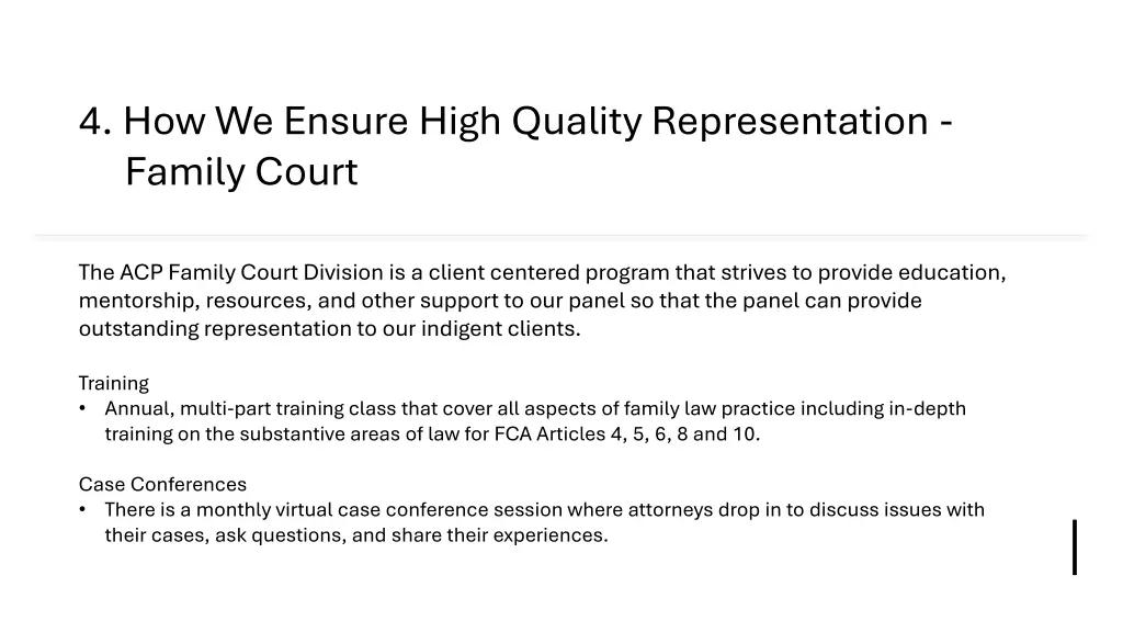 4 how we ensure high quality representation 14