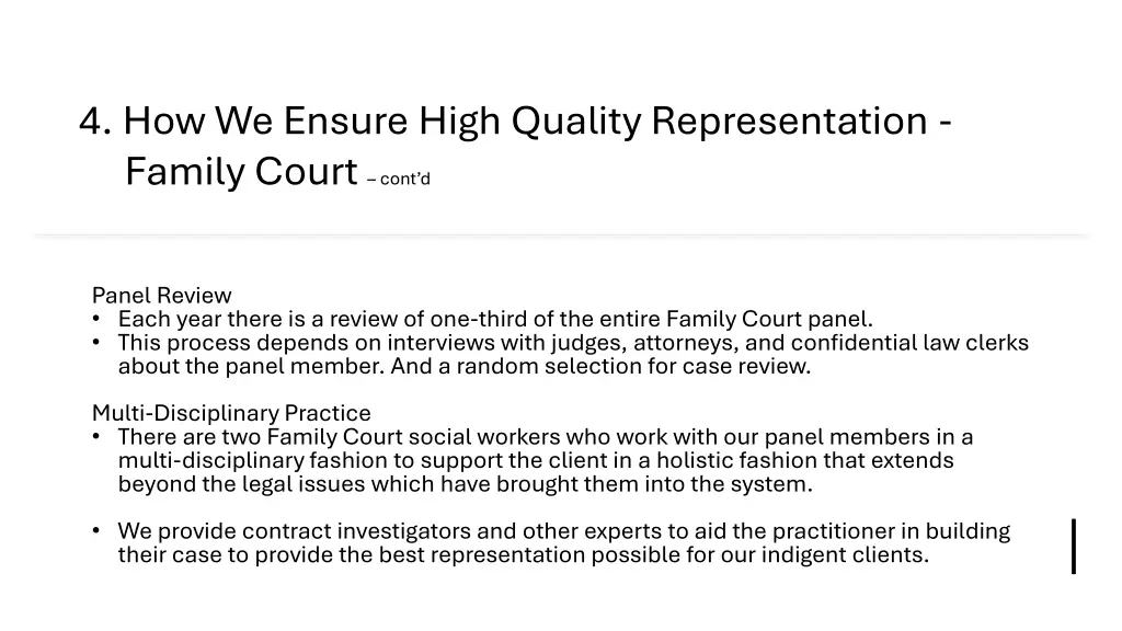 4 how we ensure high quality representation 17