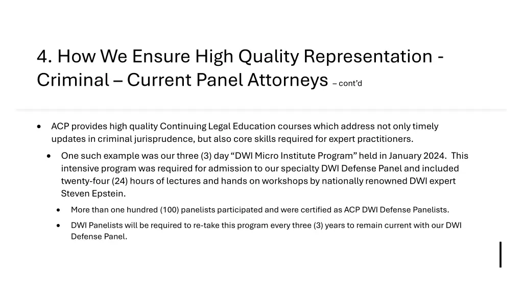 4 how we ensure high quality representation 5