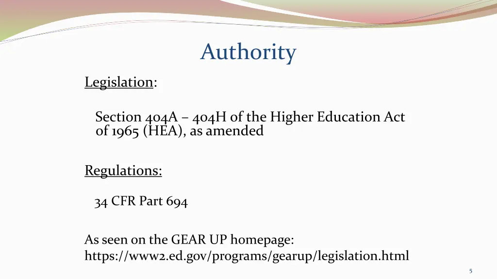 authority