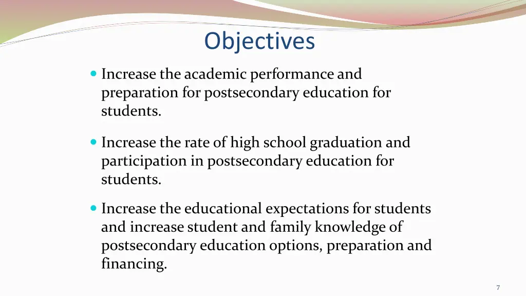 objectives