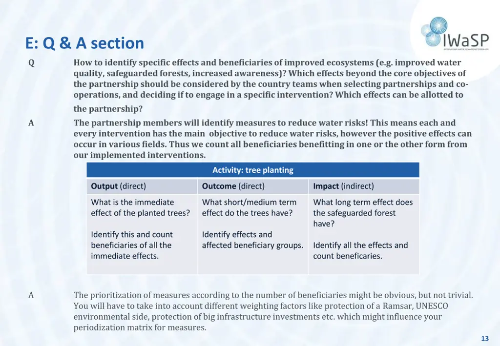 e q a section