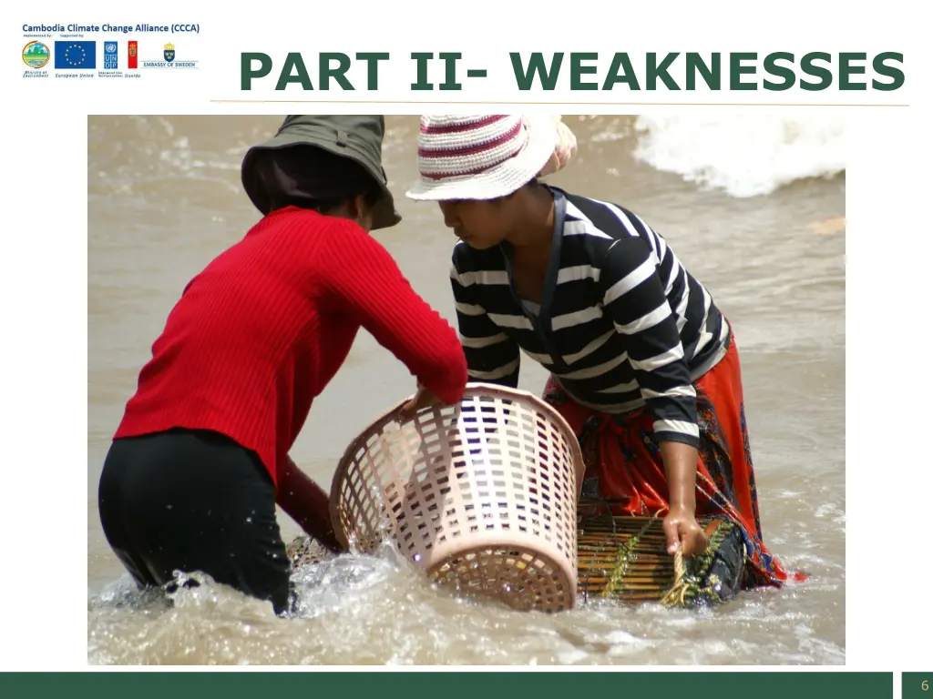 part ii weaknesses