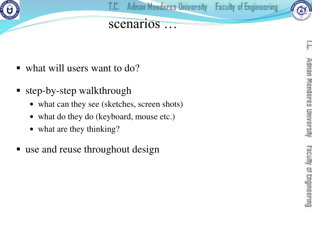 scenarios 1
