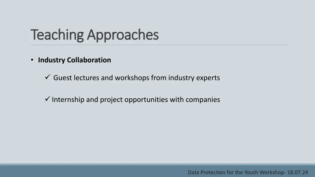 teaching approaches teaching approaches 1