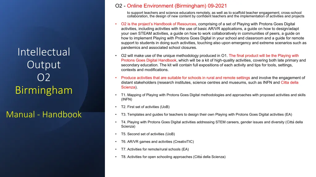 o2 online environment birmingham 09 2021