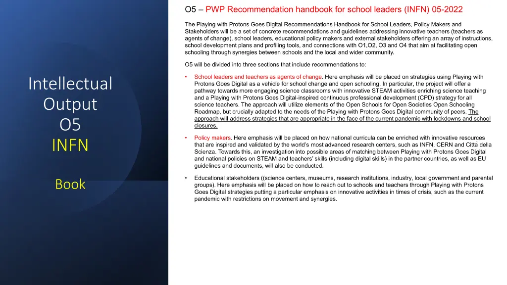 o5 pwp recommendation handbook for school leaders