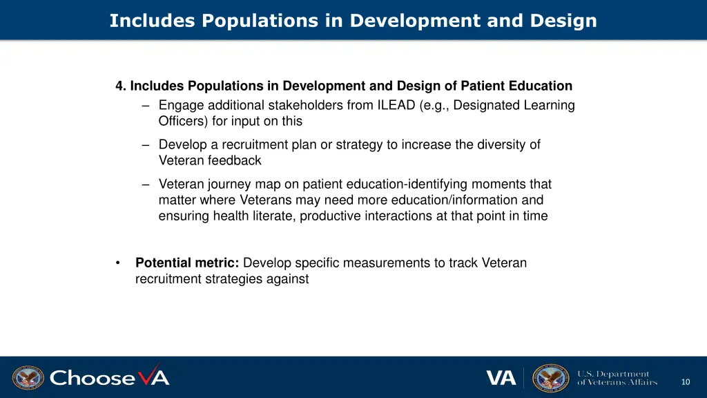 includes populations in development and design