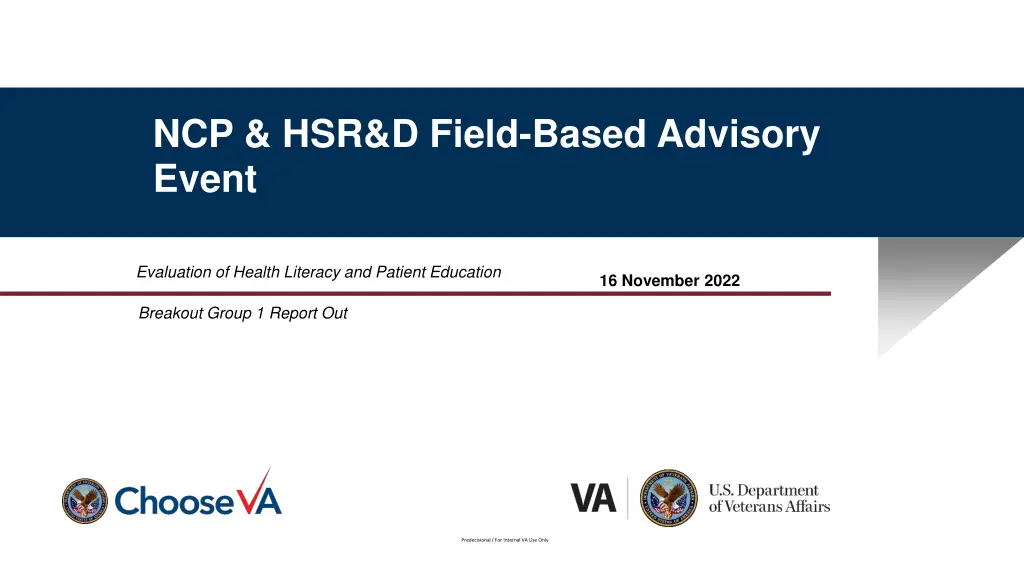 ncp hsr d field based advisory event 1