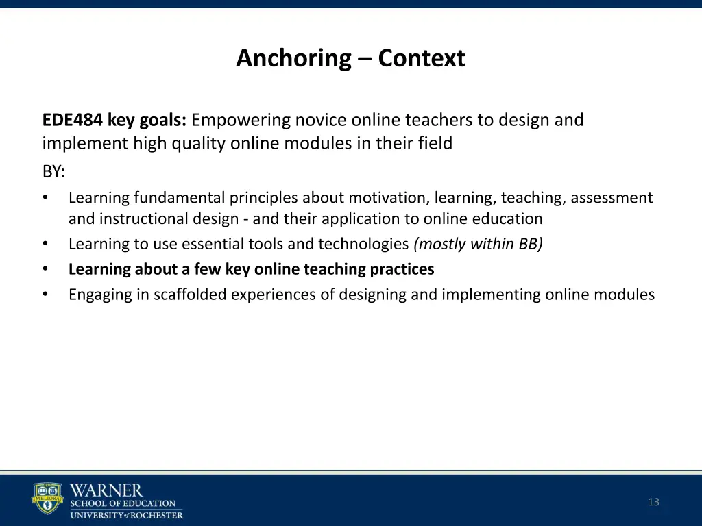 anchoring context