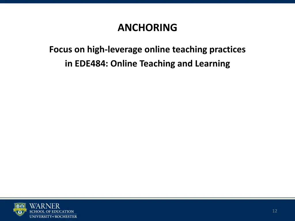 anchoring
