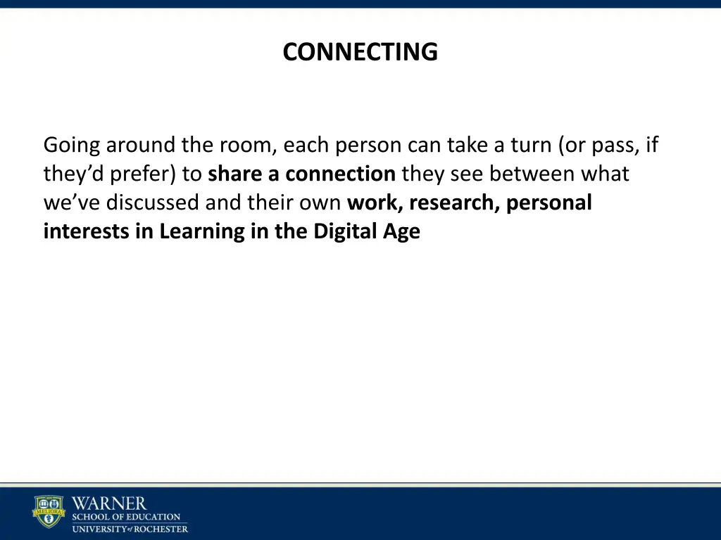 connecting
