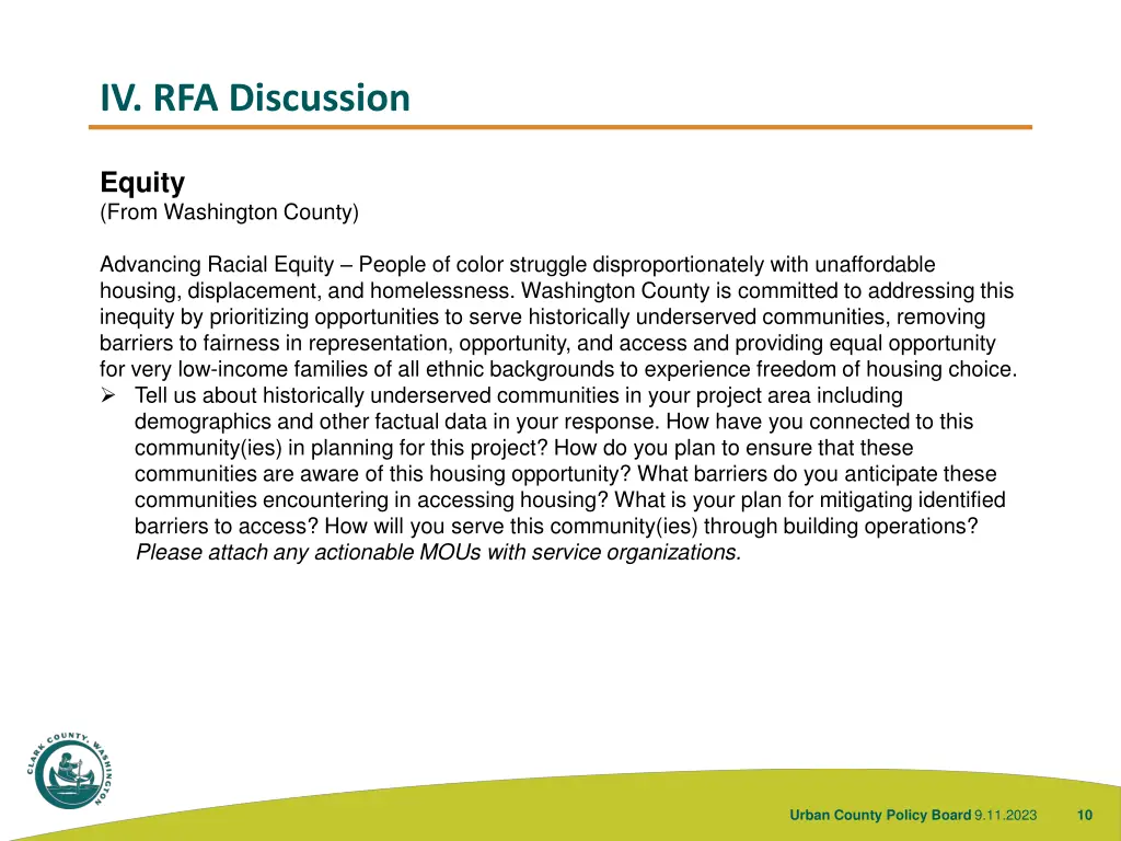 iv rfa discussion 6