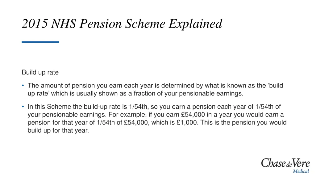 2015 nhs pension scheme explained