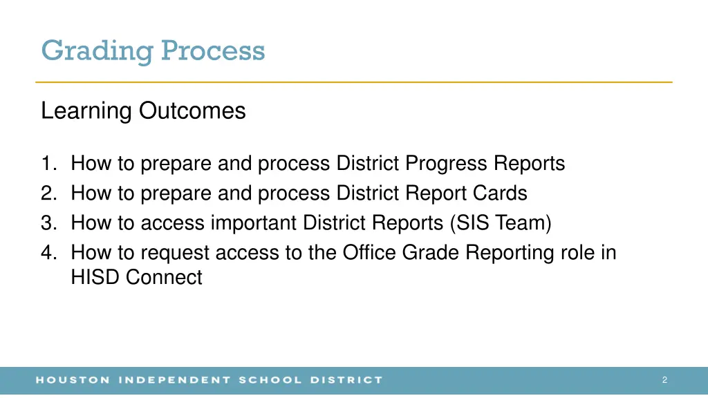 grading process