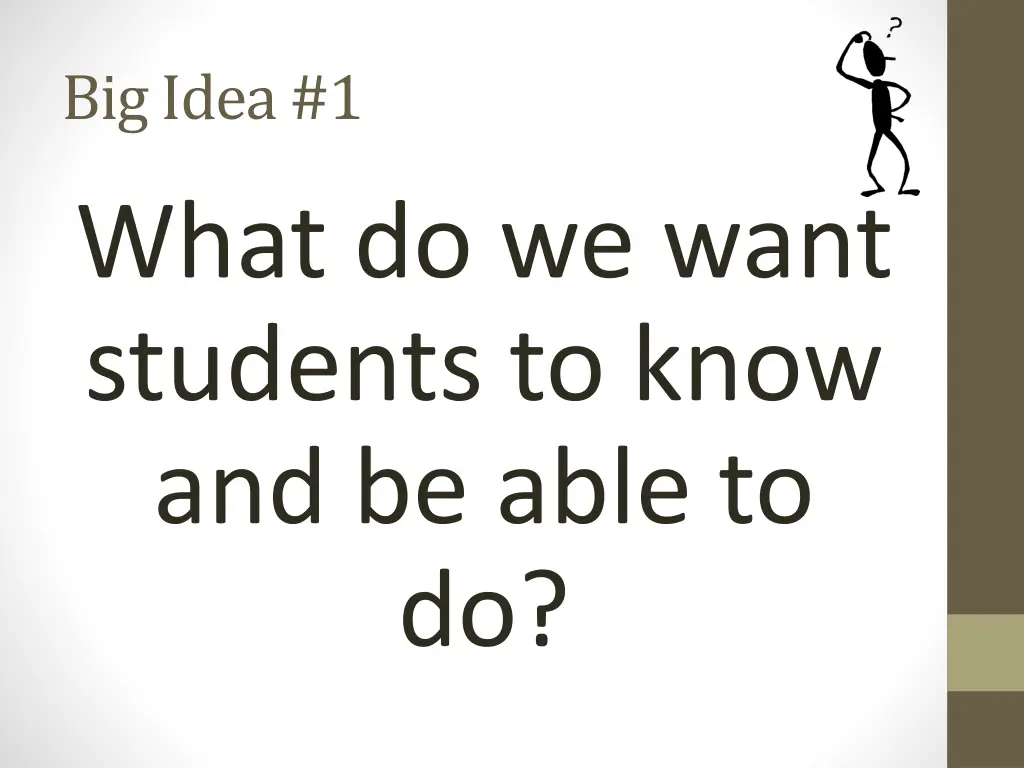 big idea 1