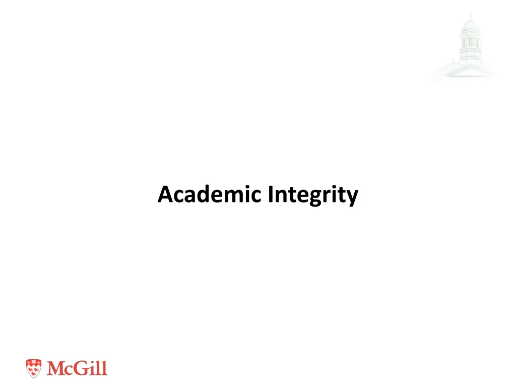 academic integrity