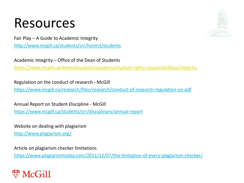 resources