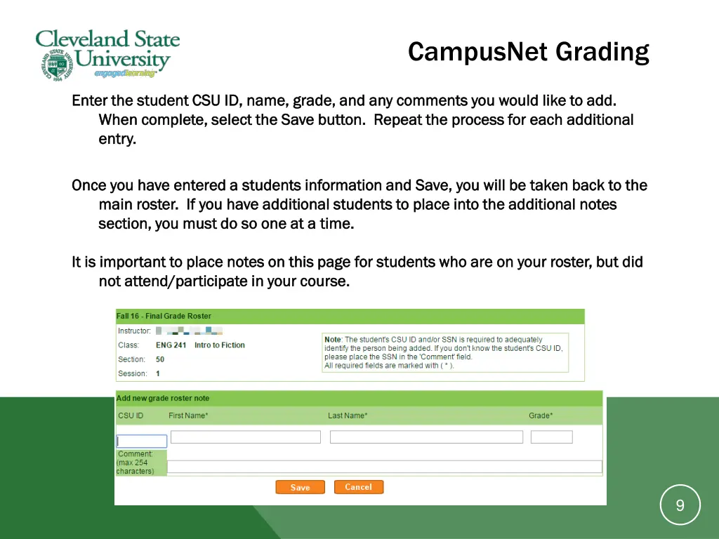 campusnet grading 7