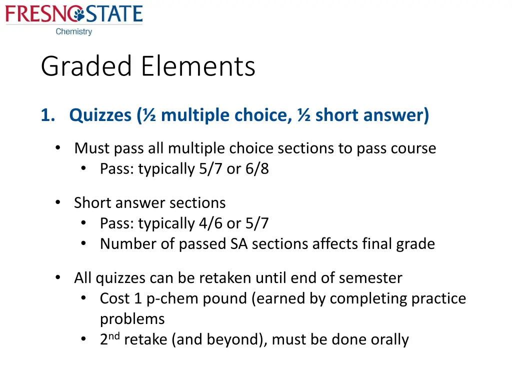graded elements 2
