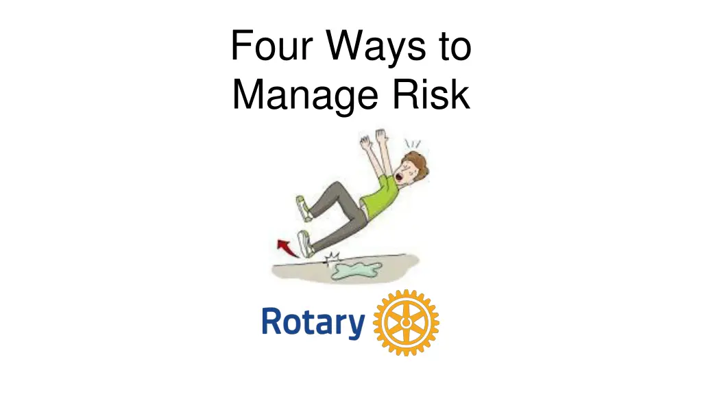four ways to manage risk
