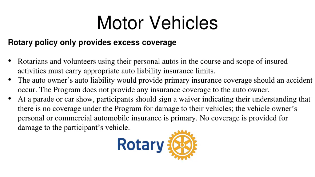motor vehicles