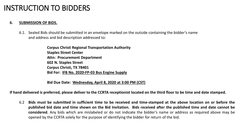 instruction to bidders instruction to bidders 1