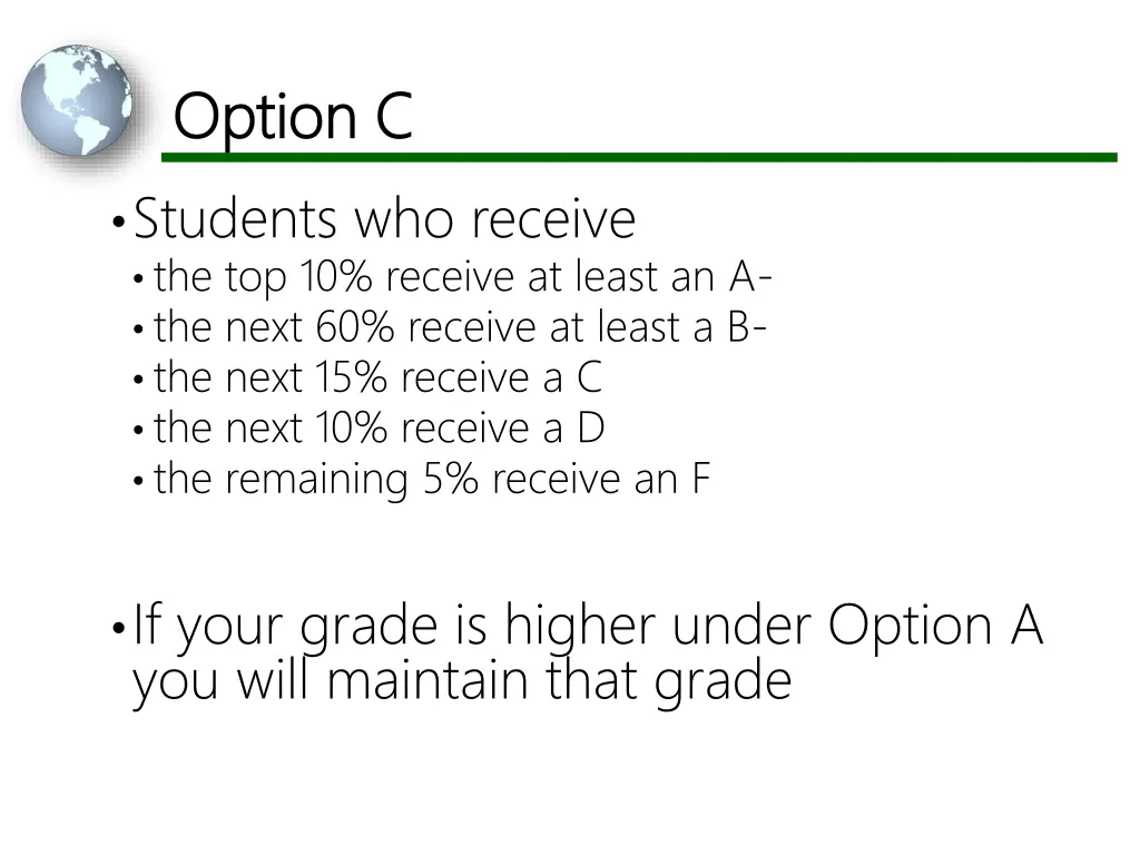 option c option c students who receive