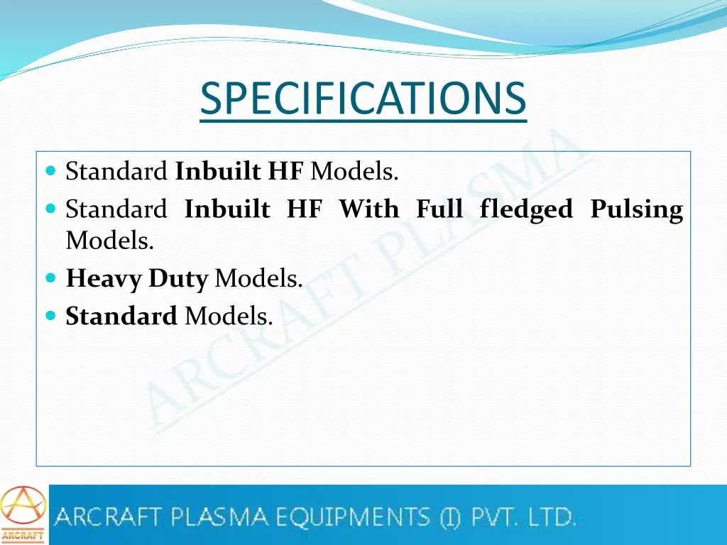 specifications