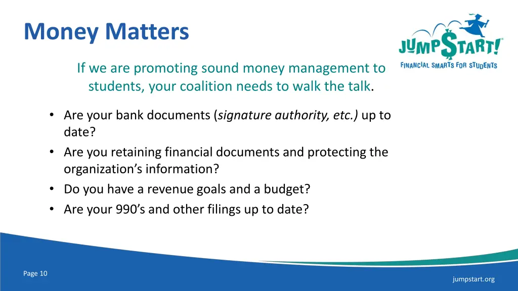money matters