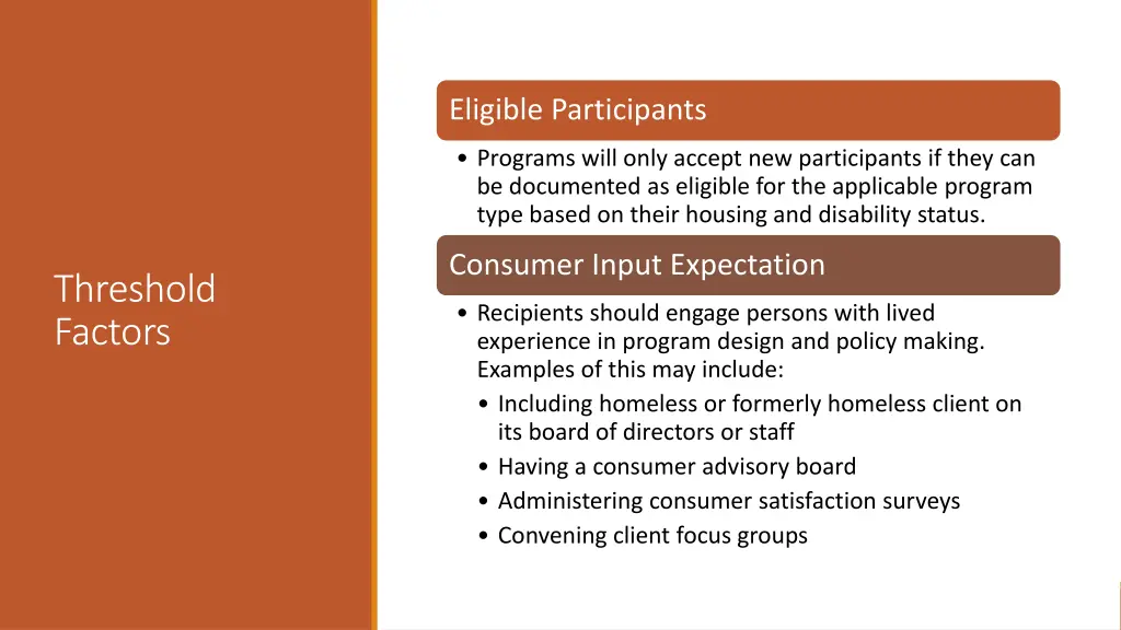 eligible participants