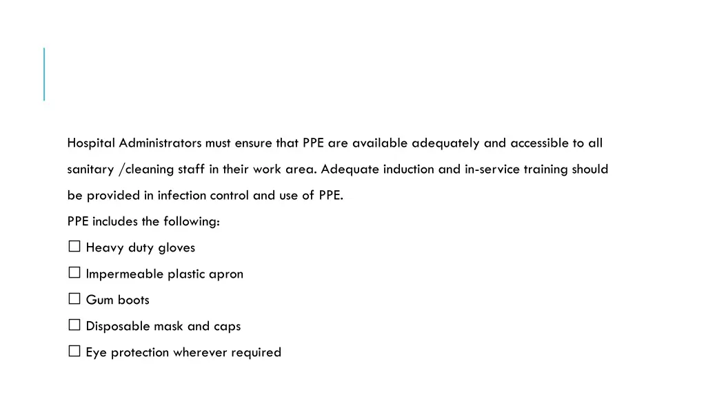 hospital administrators must ensure that