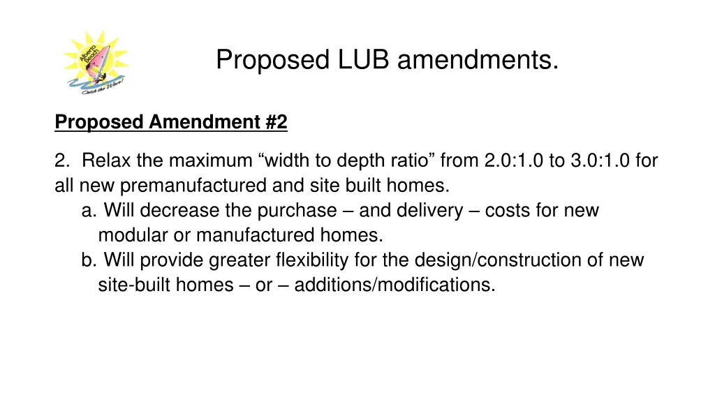 proposed lub amendments 3