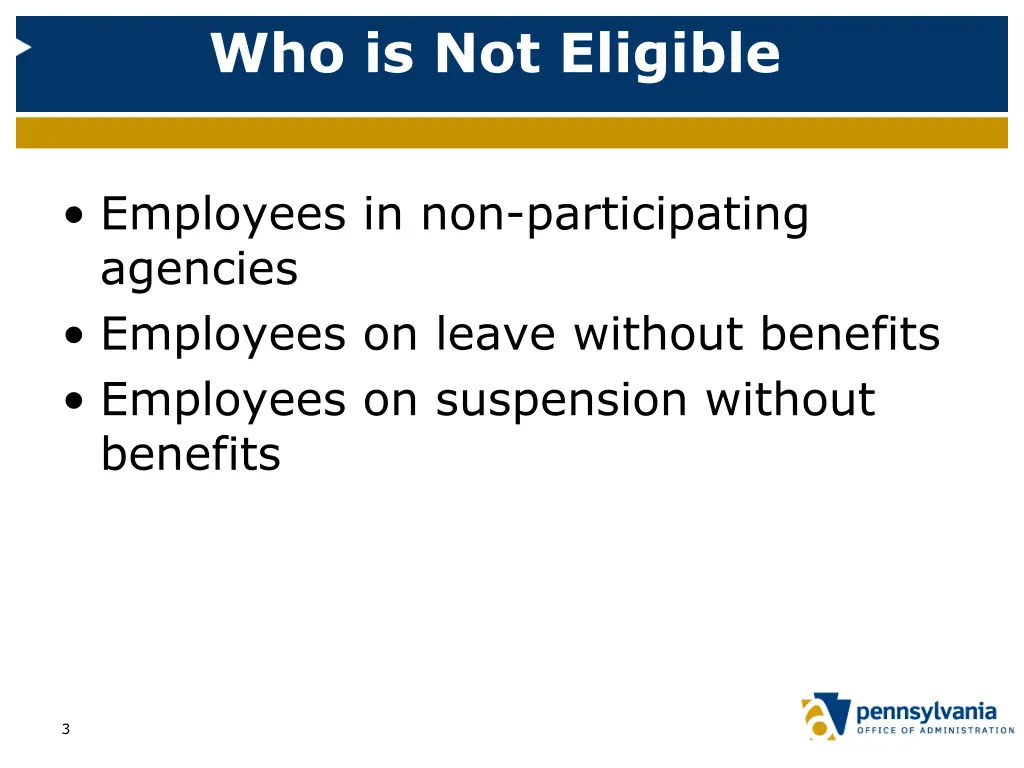 who is not eligible