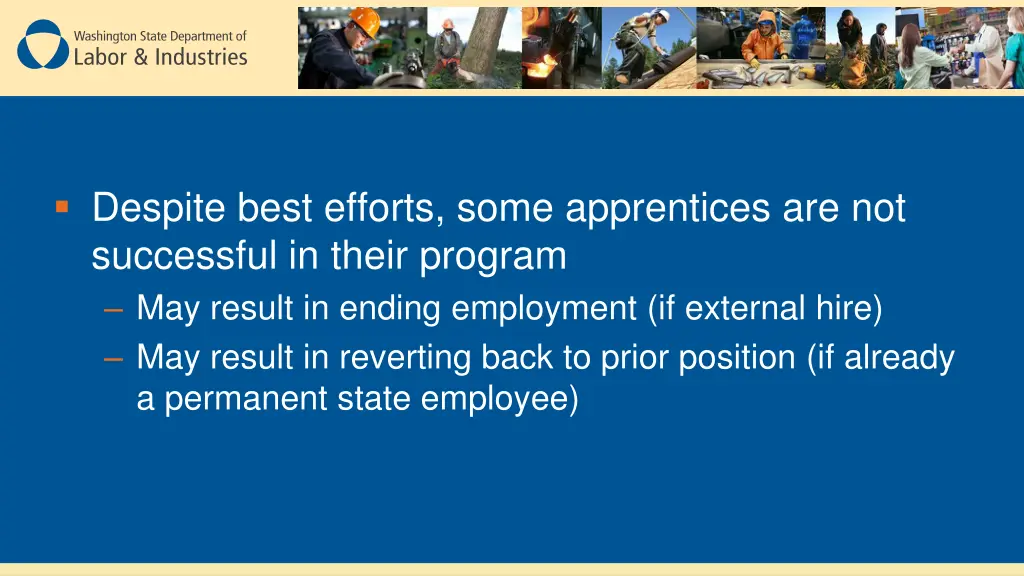 despite best efforts some apprentices