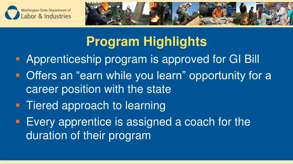 program highlights