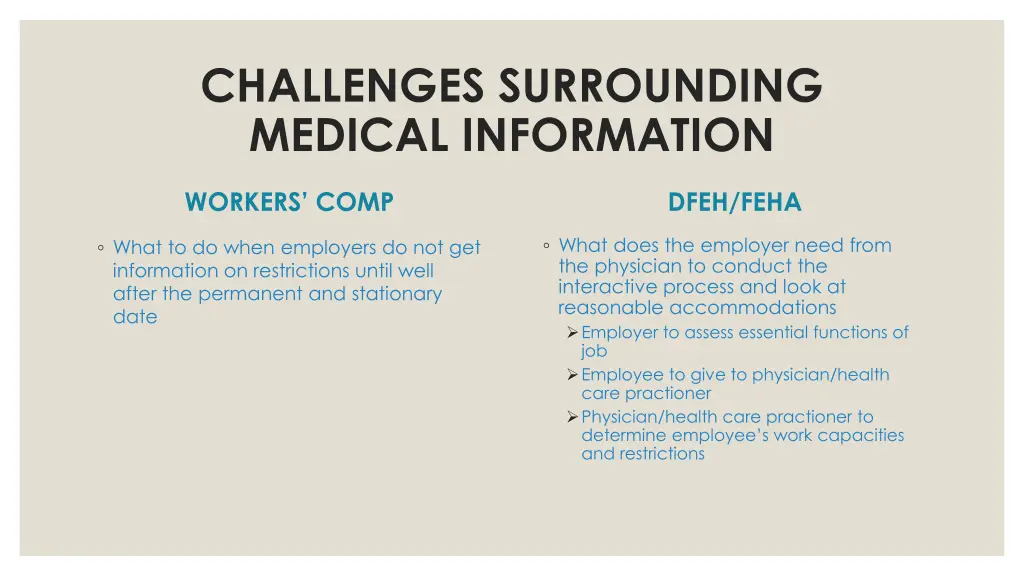challenges surrounding medical information 1