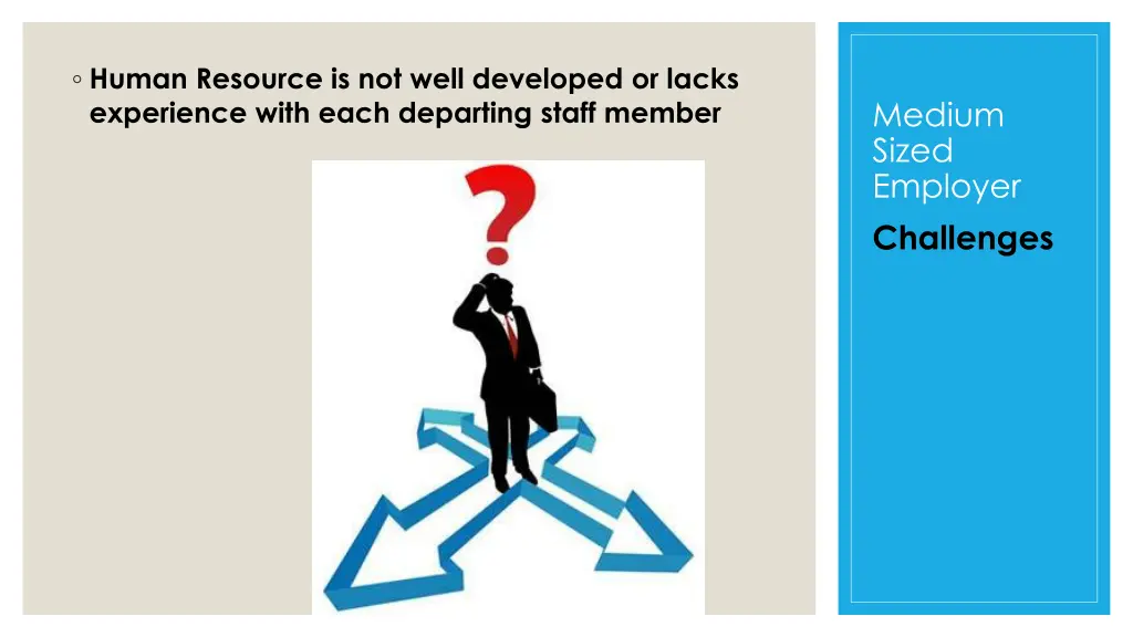 human resource is not well developed or lacks
