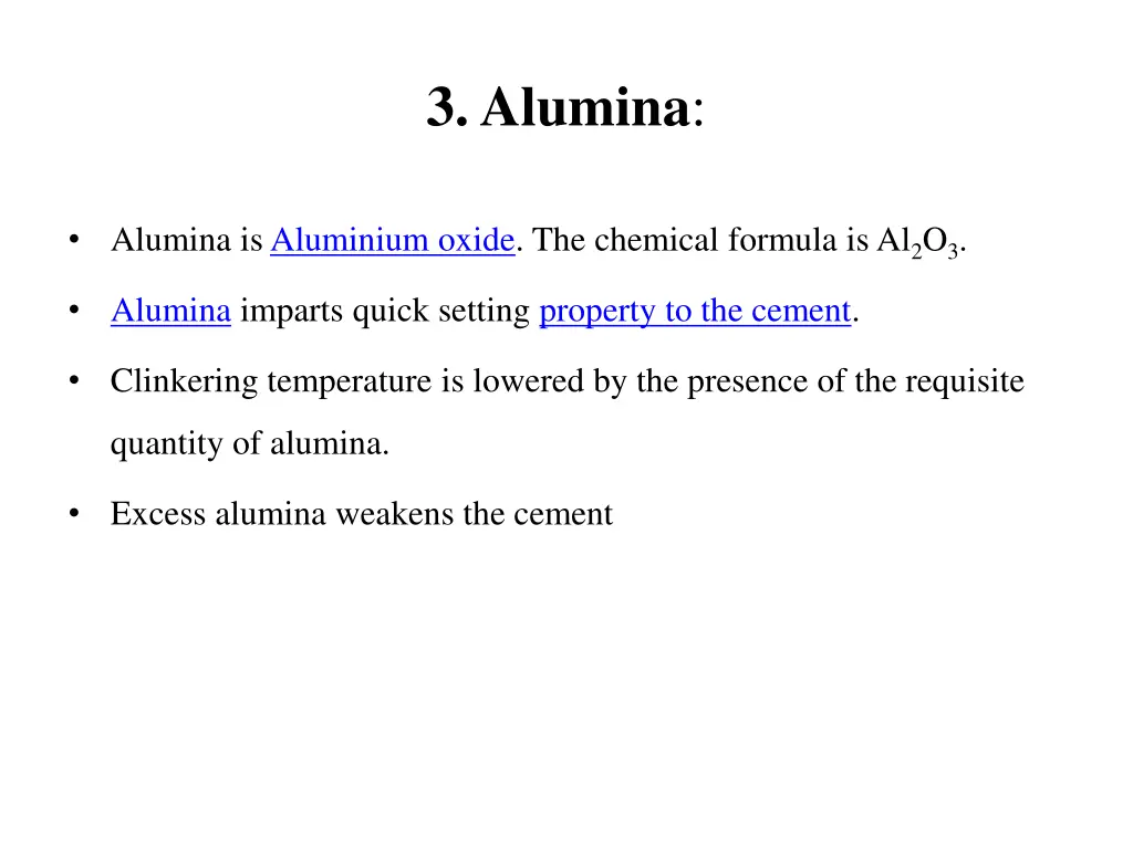 3 alumina