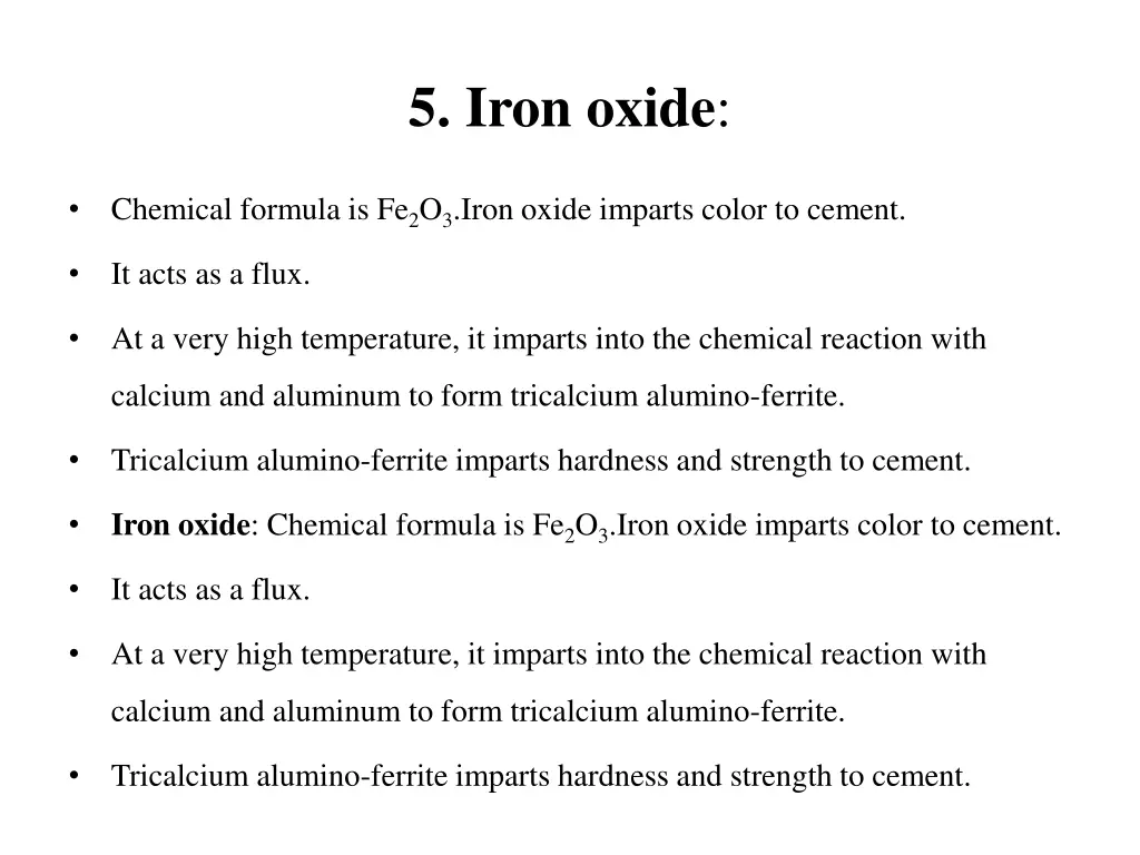 5 iron oxide