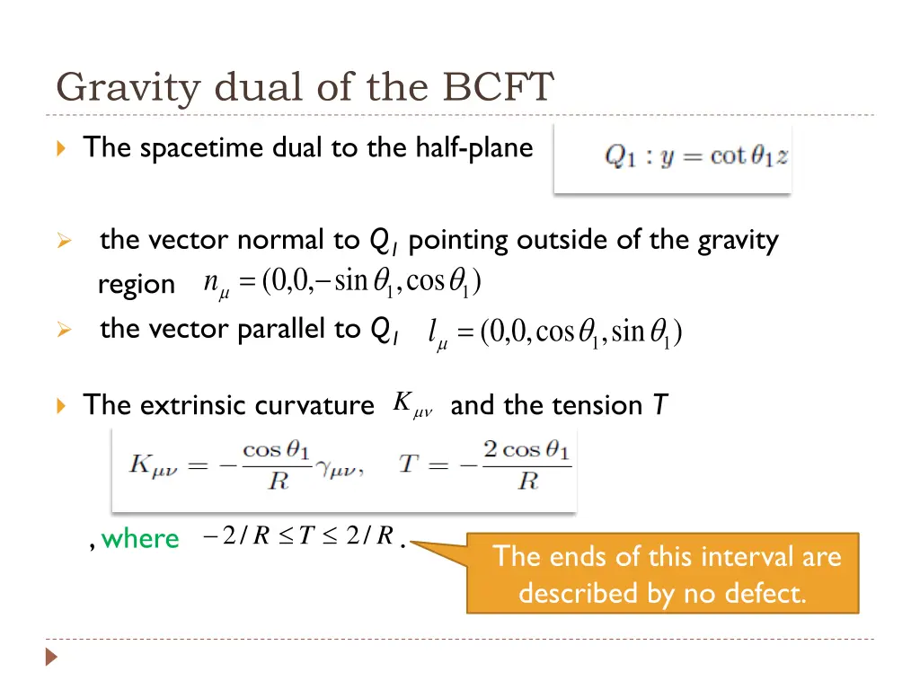 gravity dual of the bcft 1