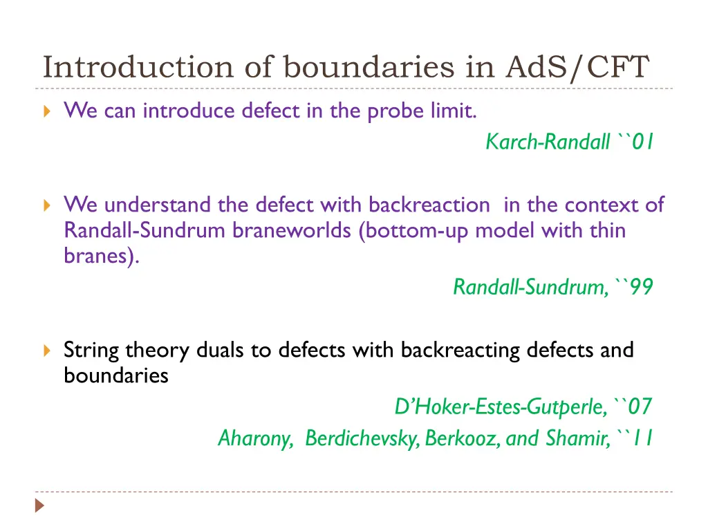 introduction of boundaries in ads cft 1