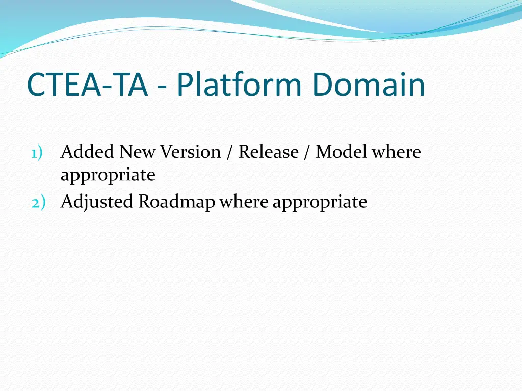 ctea ta platform domain