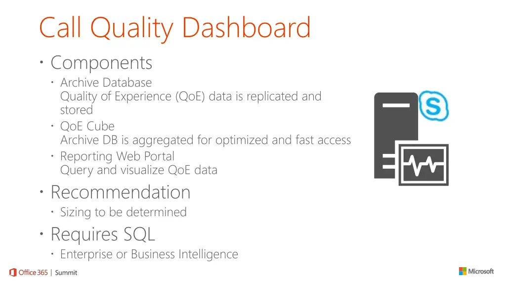 call quality dashboard components archive