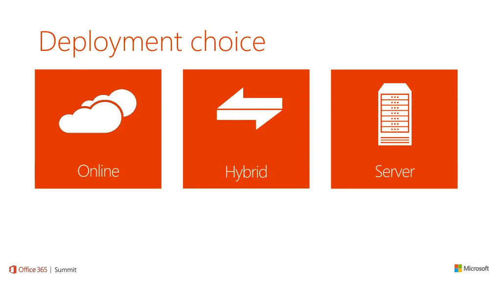 deployment choice