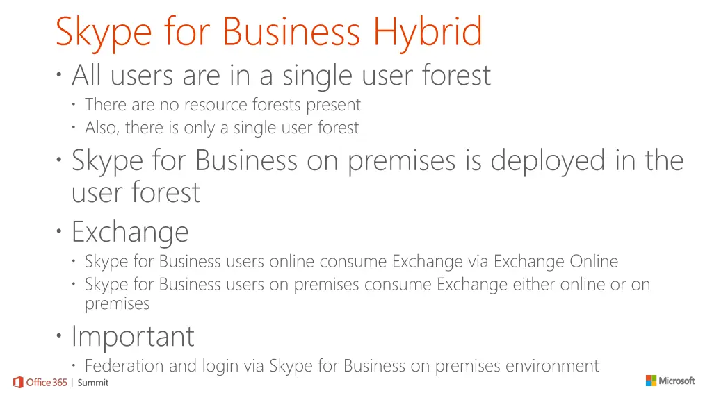 skype for business hybrid all users