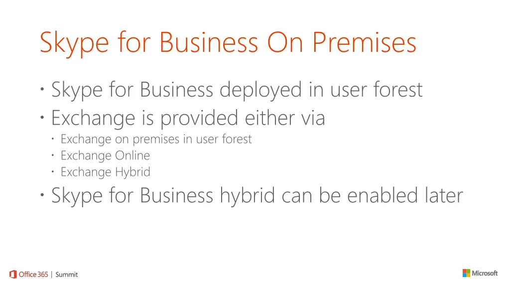skype for business on premises 1