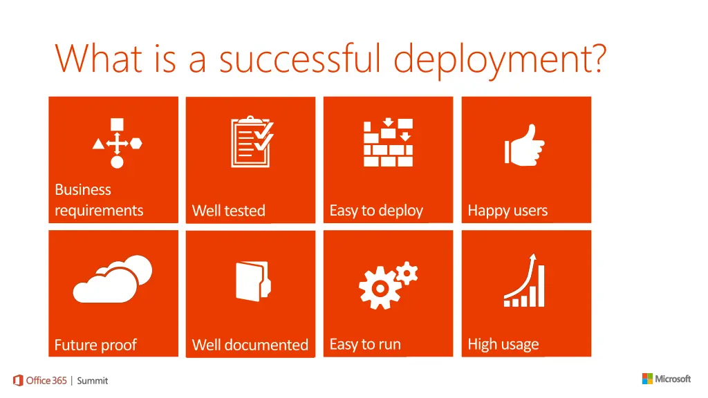 what is a successful deployment