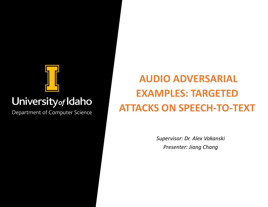 audio adversarial examples targeted attacks